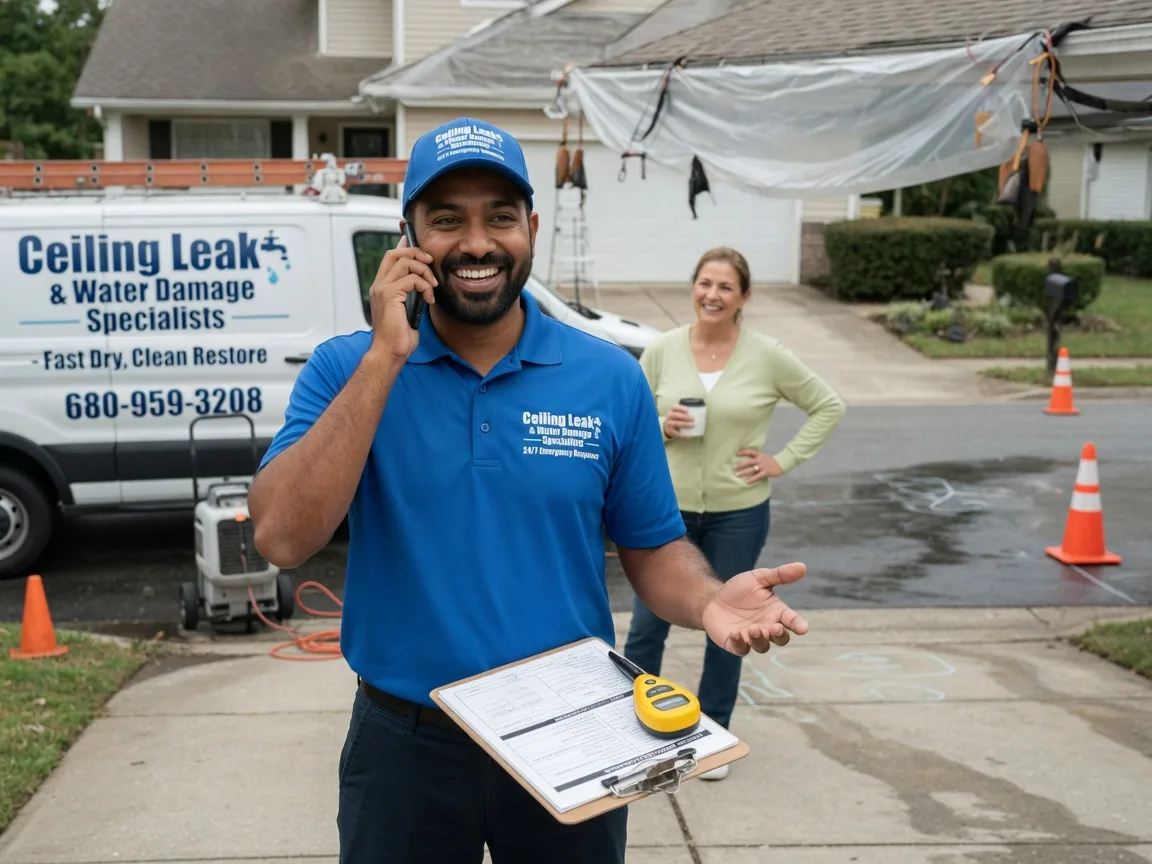 Ceiling Leak Cleanup Danbury, NE FAQs